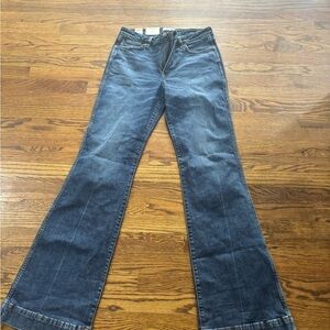 Wrangler Retro Jeans Womens Sz 29x34 Bailey High Rise Trouser Flare Blue New